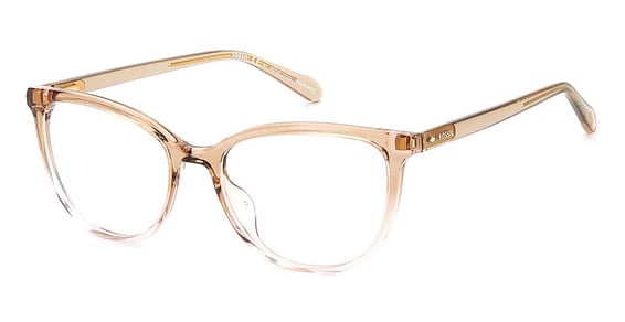Fossil FOS 7144/G - Crystal Beige, Plastic, Cat Eye frame