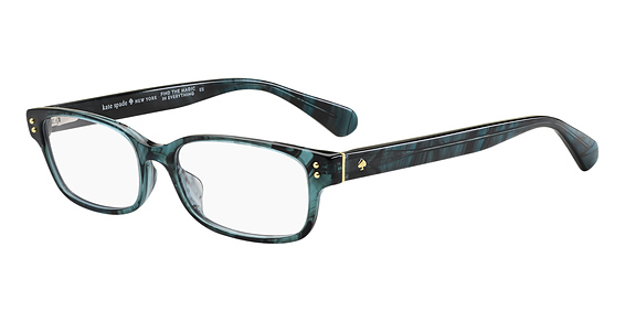 Kate Spade Lucyann2 - Green, Acetate, Rectangle frame
