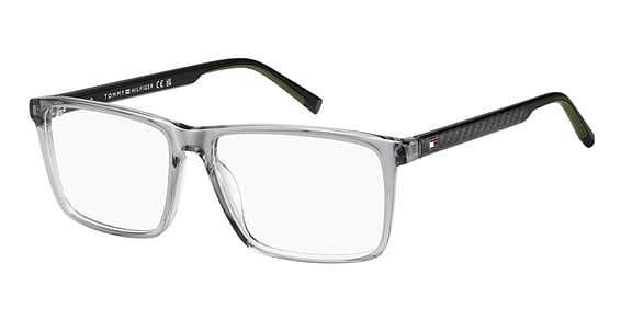 Tommy Hilfiger TH 2198 - Grey Green, Acetate, Rectangle frame