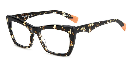Missoni MIS 0207 - Havana, Acetate, Rectangle frame