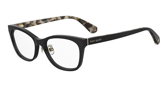 Kate Spade Posi/F - Black, Acetate, Cat Eye frame