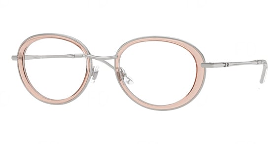 Diesel DL5010 - Shiny Silver, Metal, Oval frame