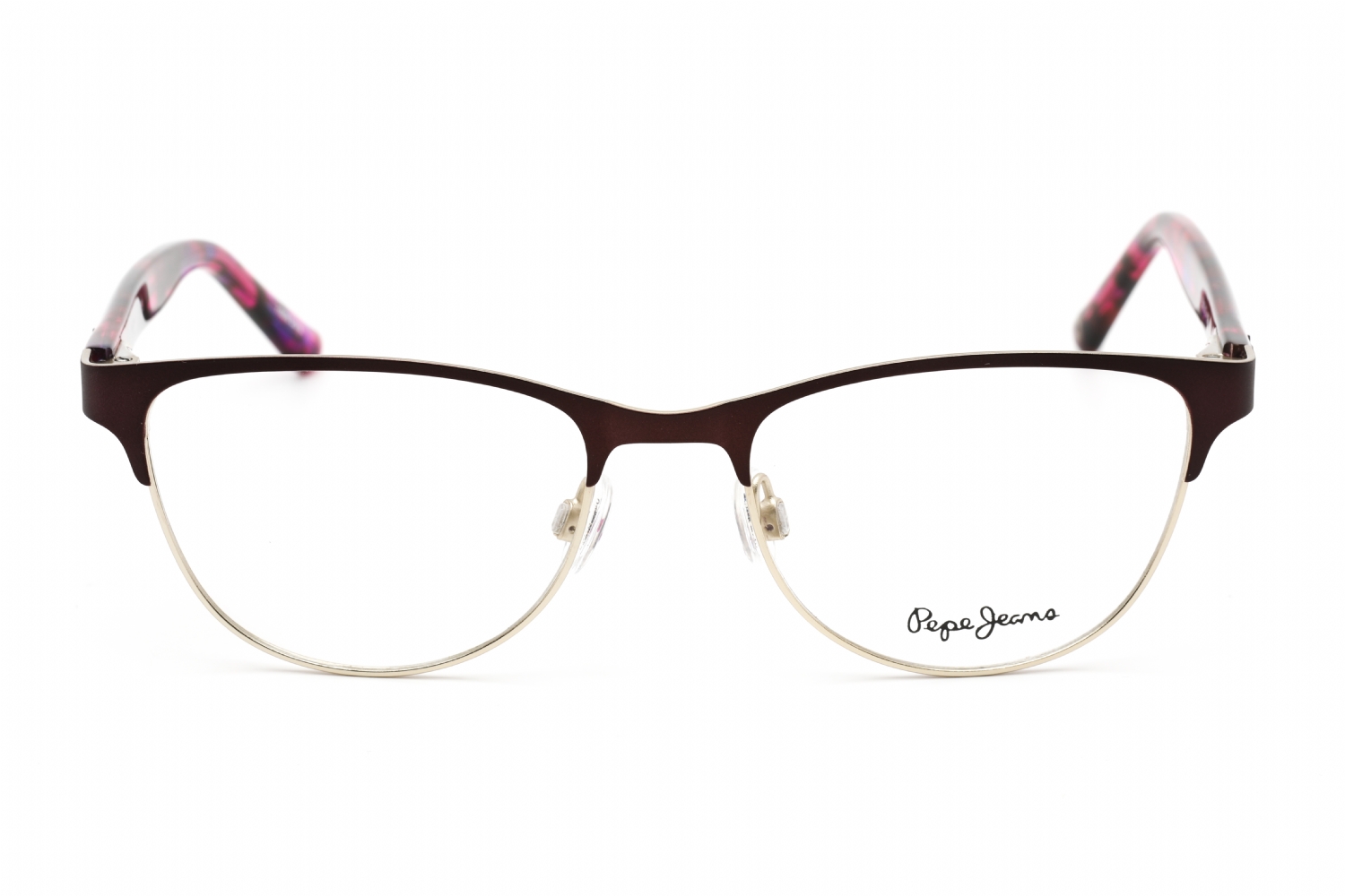 Pepe Jeans PJ1273 - Burgundy Gold, Metal, Oval frame