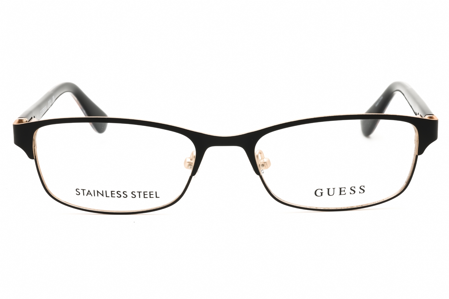 Guess GU2614 - Matte Black, Metal, Rectangle frame