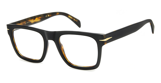 David Beckham DB 7020/FLAT - Blk Havan, Plastic, Rectangle frame