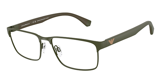 Emporio Armani EA1105 - Matte Green, Metal, Rectangle frame