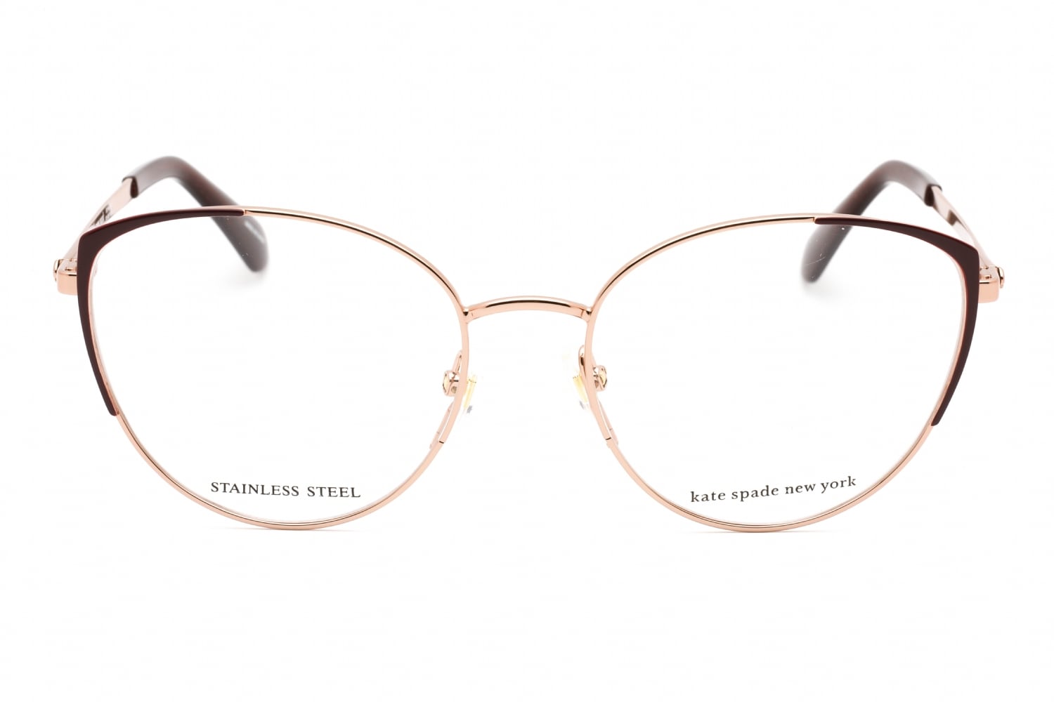 Kate Spade NOEL/G - Rose Gold RED, Metal, Cat Eye frame