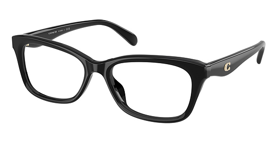 COACH HC6285U - Black, Plastic, Oval frame