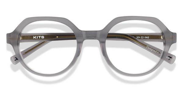 KITS Mura - Grey, Acetate, Round frame