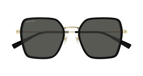 Gucci GG1850SA - Black Gold, Plastic, Rectangle frame