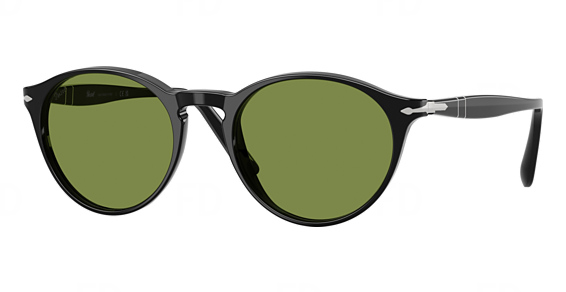 Persol PO3092SM - Black, Plastic, Round frame