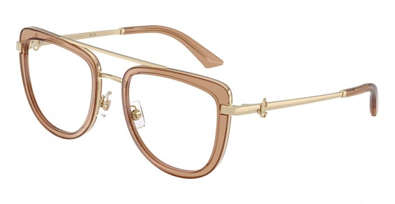 Jimmy Choo JC2024B - Pale Gold, Metal, Mixed Shapes frame