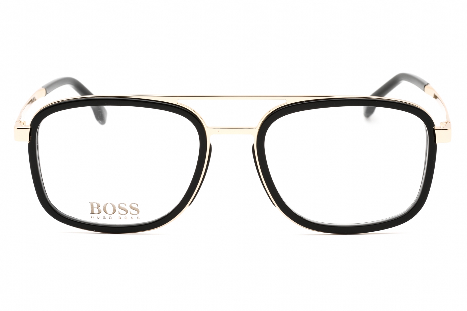 Hugo Boss BOSS 1255 - Black Gold, Metal, Rectangle frame
