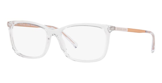 Michael Kors MK4030 VIVIANNA II - Clear, Plastic, Oval frame