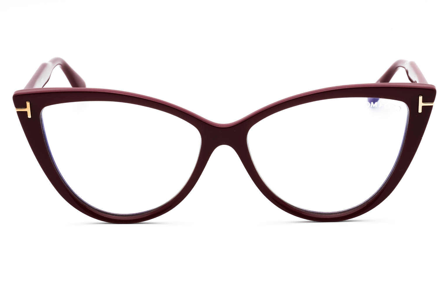 Tom Ford FT5843-B - Pink /other/clear, Acetate, Cat Eye frame