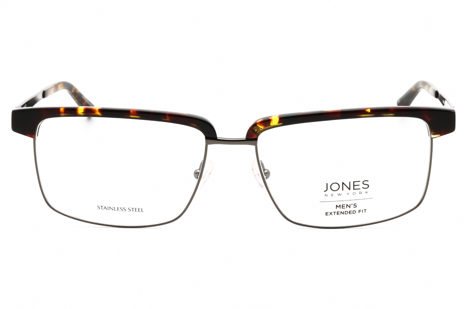 Jones New York VJOM374 - Havana, Metal, Rectangle frame
