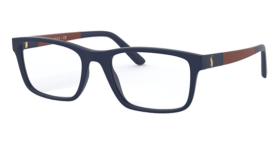 Polo PH2212 - Matte Navy Blue, Acetate, Rectangle frame