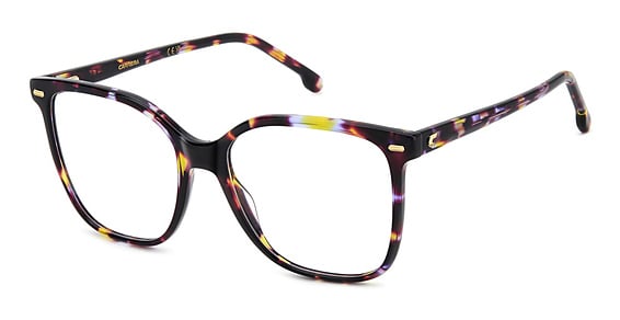 Carrera 3075 - Violet Havana, Acetate, Rectangle frame