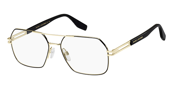 Marc Jacobs Marc 602 - Gold Black, Stainless Steel, Rectangle frame