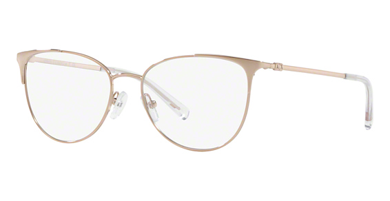 Armani Exchange AX1034 - Shiny Rose Gold, Metal, Cat Eye frame