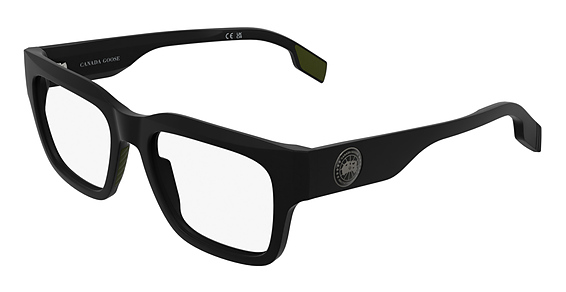 Canada Goose GC25614 - Matte Black, Plastic, Rectangle frame