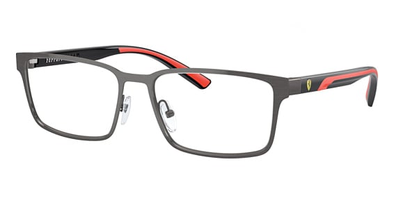 FERRARI FZ7002 - Brushed Dark Gunmetal, Metal, Rectangle frame