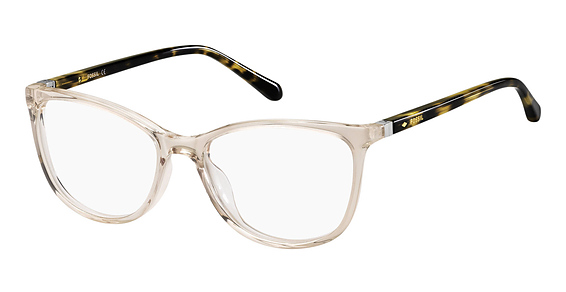 Fossil FOS 7071 - Crystal Beige, Acetate, Rectangle frame