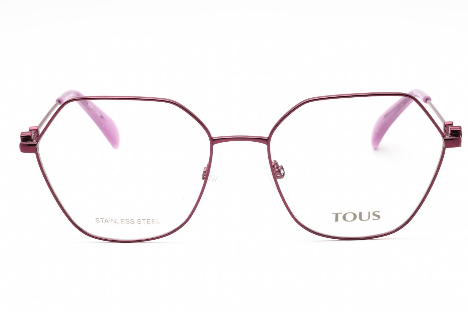 Tous VTO432 - Shiny Crimson RED, Metal, Round frame