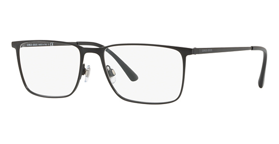 Giorgio Armani AR5080 - Matte Black, Metal, Rectangle frame