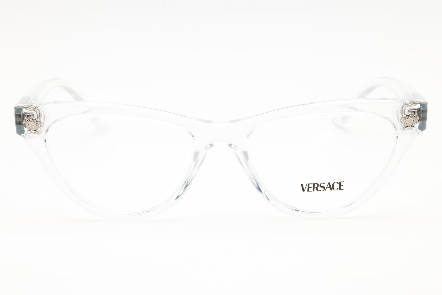 Versace 0VE3364U - Transparent Grey, Acetate, Cat Eye frame