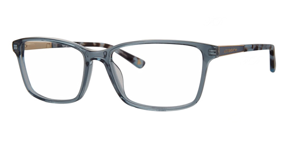 Liz Claiborne L 671 - Aqua Crystal, Acetate, Rectangle frame