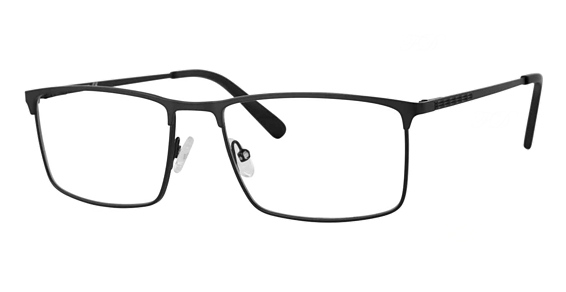 Liz Claiborne CB 274 - Matte Black, Stainless Steel, Rectangle frame