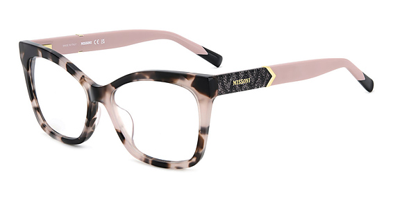 Missoni MIS 0191/G - Havana Pink, Acetate, Rectangle frame