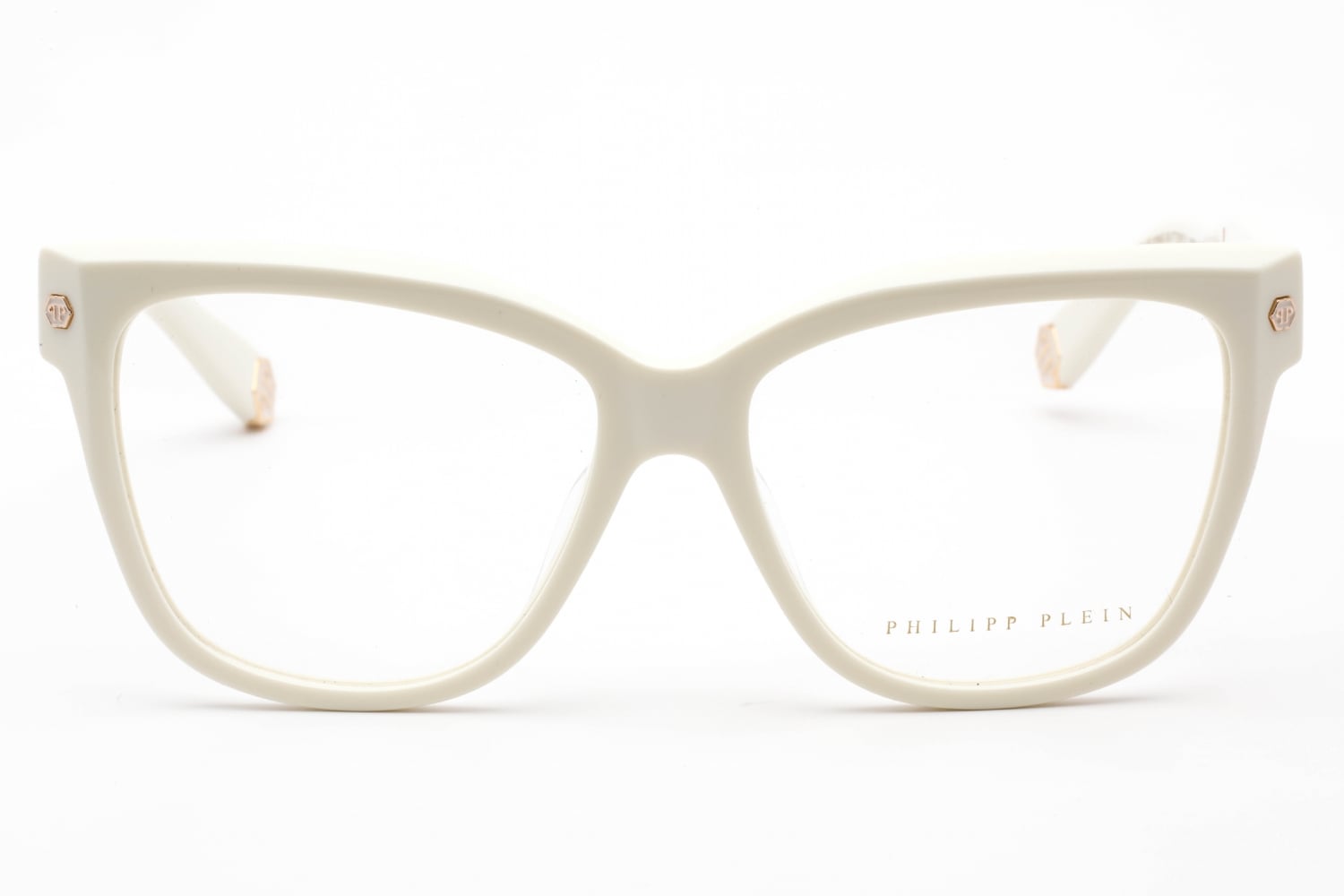 Philipp Plein VPP051M - Shiny Cream, Plastic, Cat Eye frame