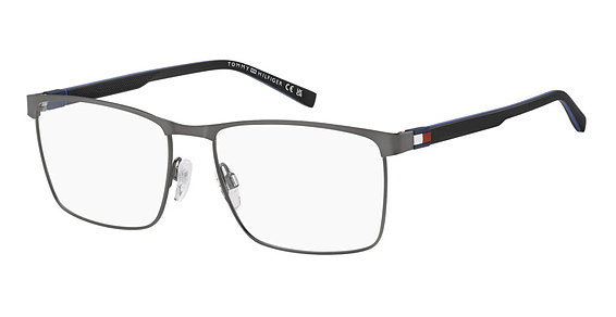 Tommy Hilfiger TH 2278 - Matte Dark Ruthenium, Stainless Steel, Rectangle frame