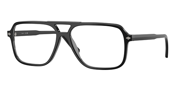 Vogue VO5709 - Black, Plastic, Aviator frame