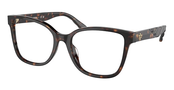 Tory Burch TY2129U - Dark Tortoise, Plastic, Round frame