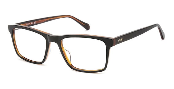 Fossil FOS 7214/G - Brown, Acetate, Rectangle frame