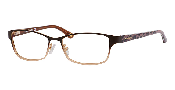 Liz Claiborne L 614 - Brown Fade, Metal, Rectangle frame