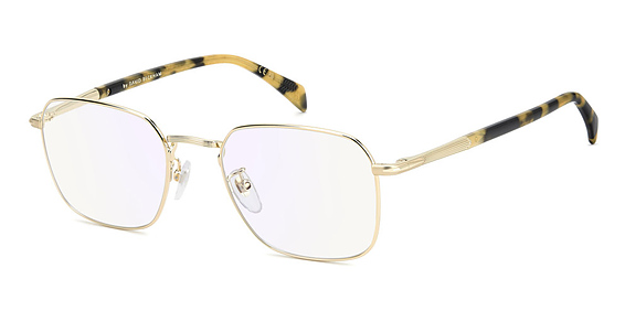 David Beckham DB 1204 - Hm22y Gd Honey H, Metal, Geometric frame