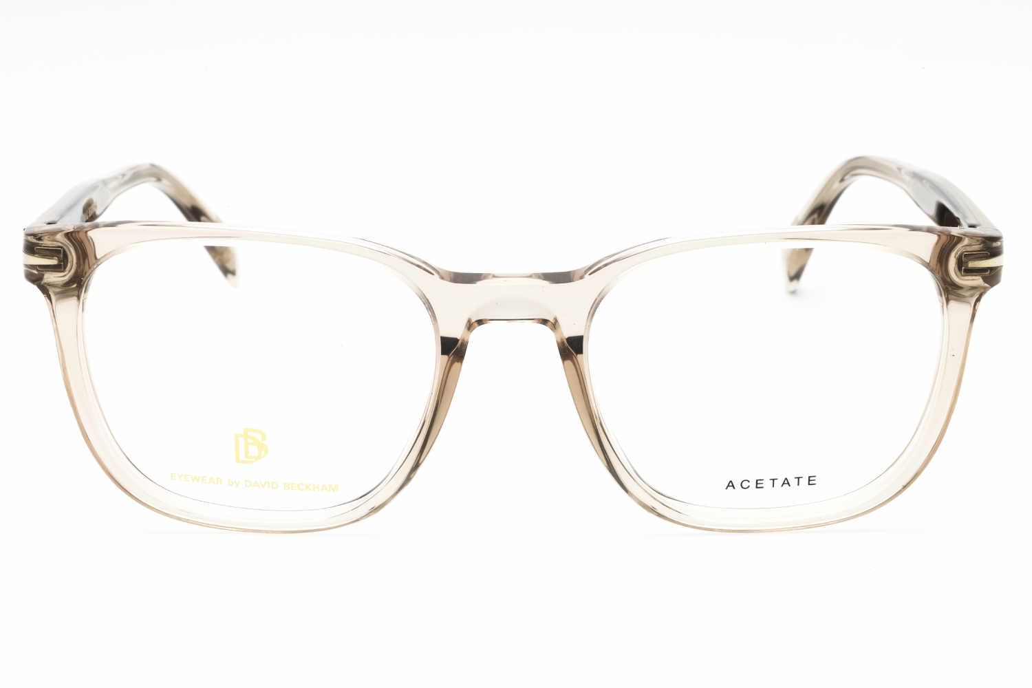David Beckham DB 1107 - Mud, Acetate, Rectangle frame