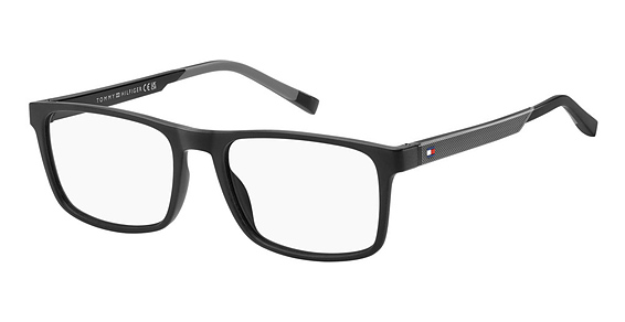 Tommy Hilfiger TH 2148 - Black Grey, Plastic, Rectangle frame