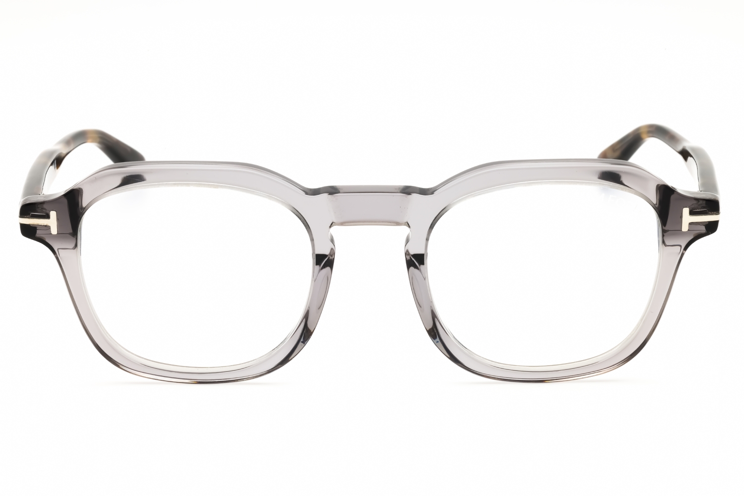Tom Ford FT5836-B - Grey/other/clear, Acetate, Round frame