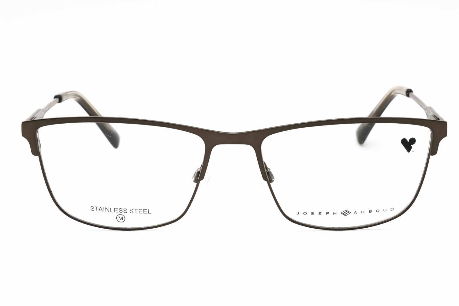 Joseph Abboud JA4105 - Gunmetal, Metal, Rectangle frame
