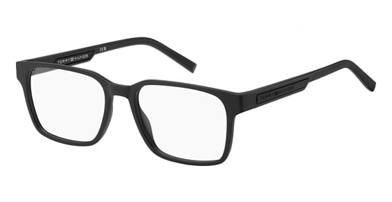 Tommy Hilfiger TH 2093 - Matte Black, Plastic, Rectangle frame