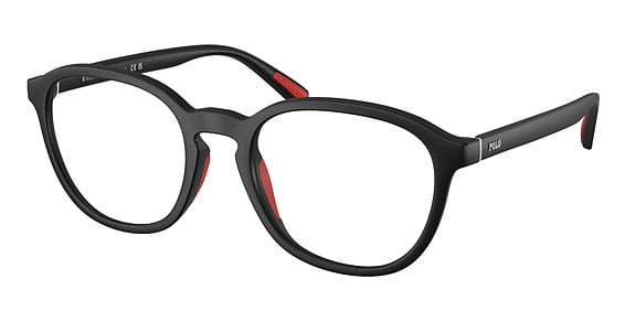 Polo PH2292U - Matte Black, Acetate, Round frame