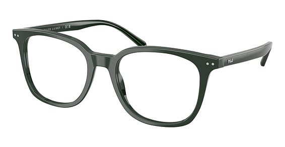 Polo PH2256 - Shiny Green, Plastic, Round frame