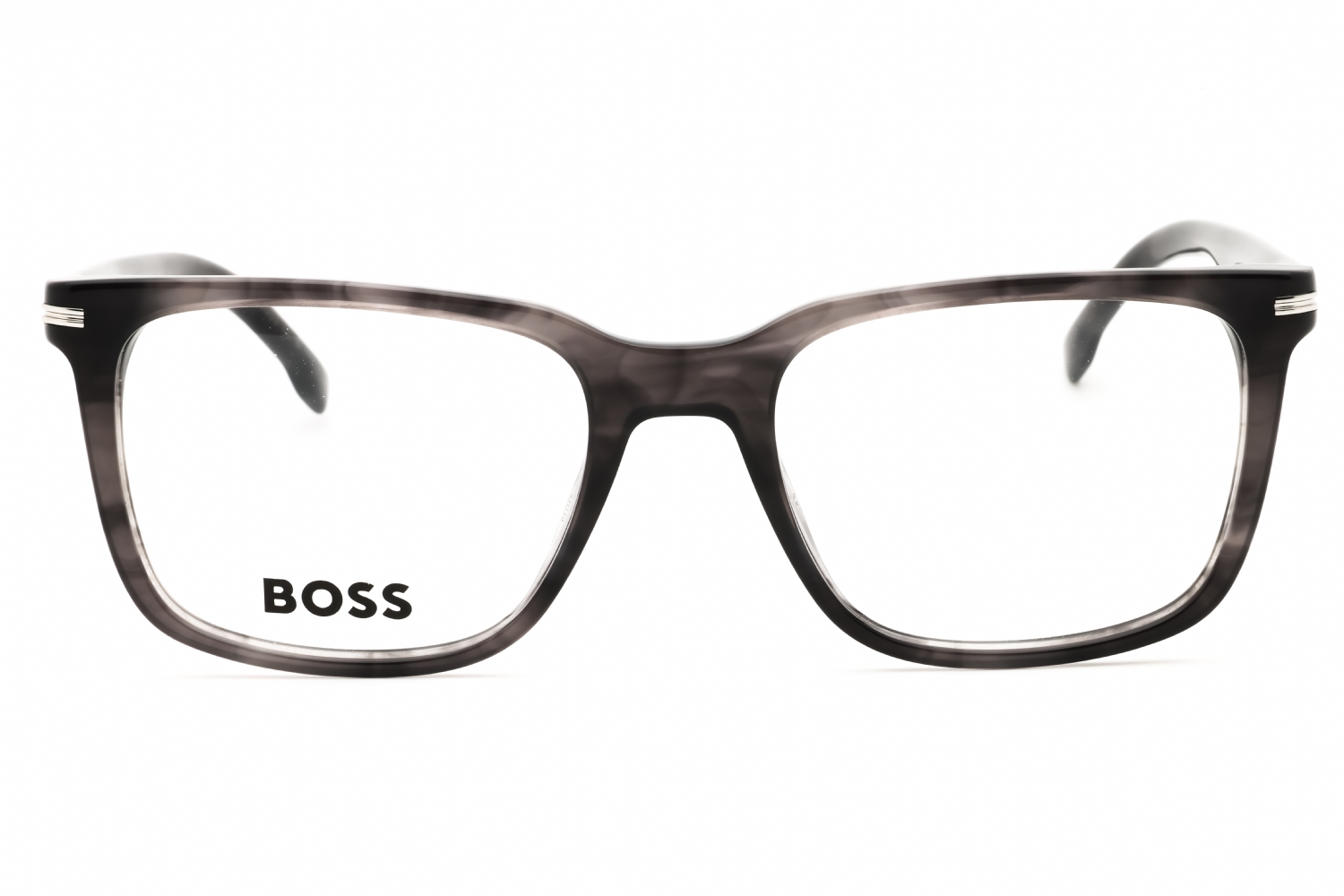 Hugo Boss BOSS 1602 - Grey Horn, Plastic, Rectangle frame