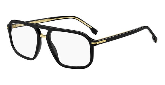 Hugo Boss Boss 1728 - Black, Acetate, Aviator frame