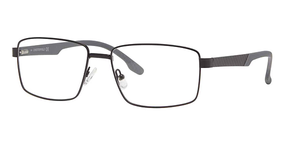 Chesterfield CH 83XL - Matte Black, Stainless Steel, Rectangle frame